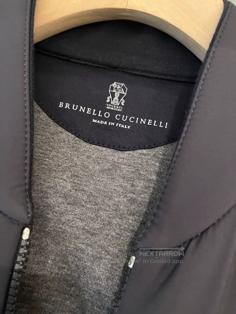 Brunello Cucinelli Brunello Cucinelli Navy Blue Vest with Zipper Design Size US S / EU 44-46 / 1 - 3 Thumbnail