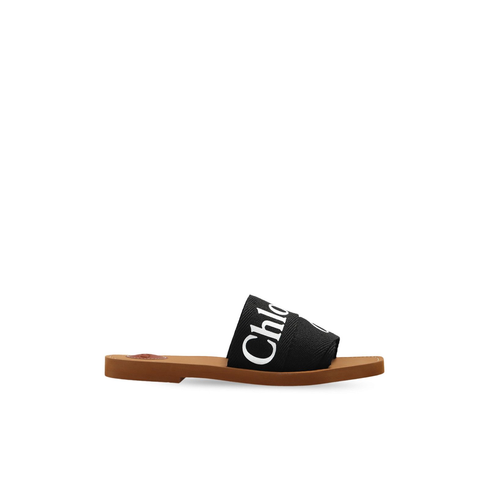Chloe Black Slides New )