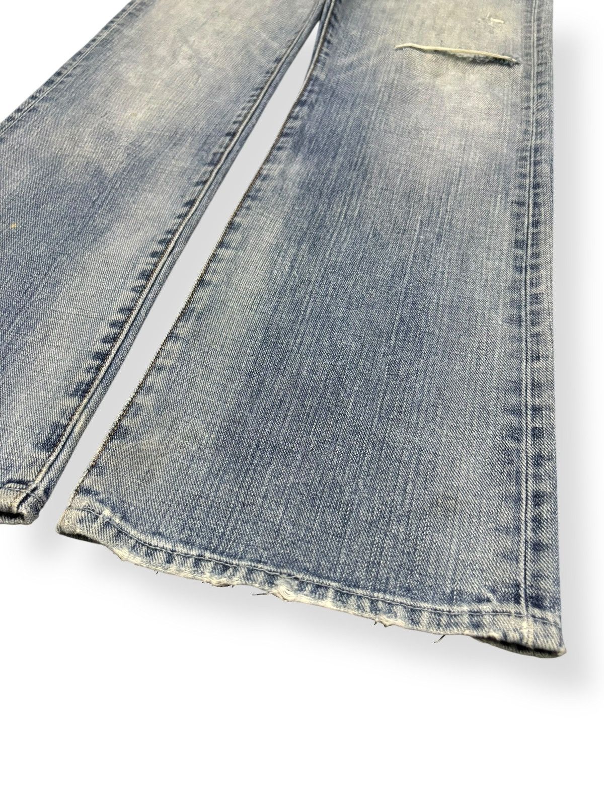 Balenciaga × Gap × Yeezy Vintage Gap 1969 Faded Slim Bootcut Distressed Grunge Jeans Size US 30 / EU 46 - 8 Thumbnail