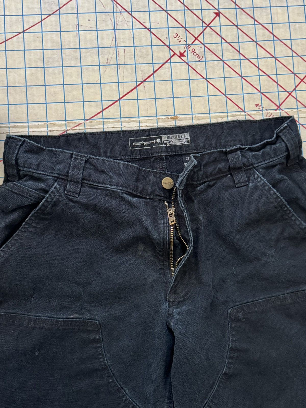 Carhartt Carhartt Double Knee Workwear Pants Size 33 Broken Zipper Size US 33 - 7 Thumbnail