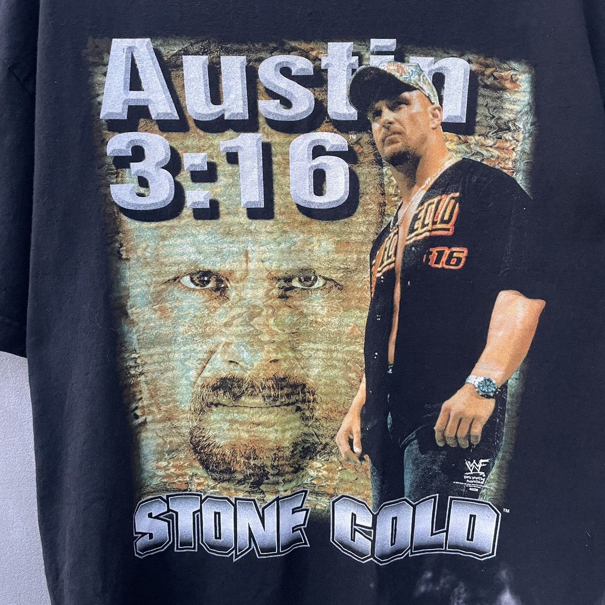 WWE Vintage 2000 WWF Stone Cold Except No Mercy T-Shirt Size US XL / EU 56 / 4 - 7 Thumbnail