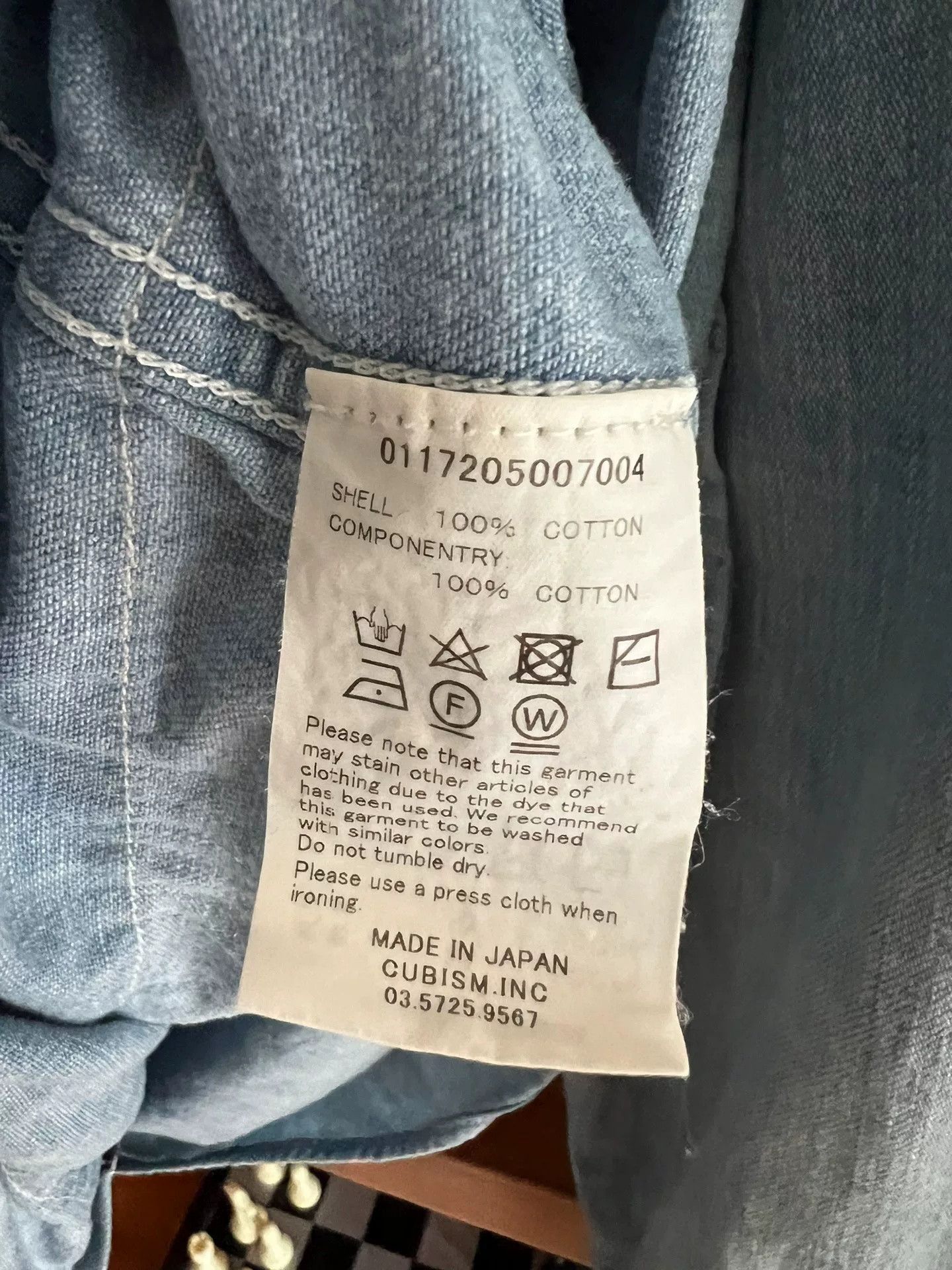 Visvim visvim 2017 Washed Distressed Paisley Denim Shirt Size US L / EU 52-54 / 3 - 5 Thumbnail