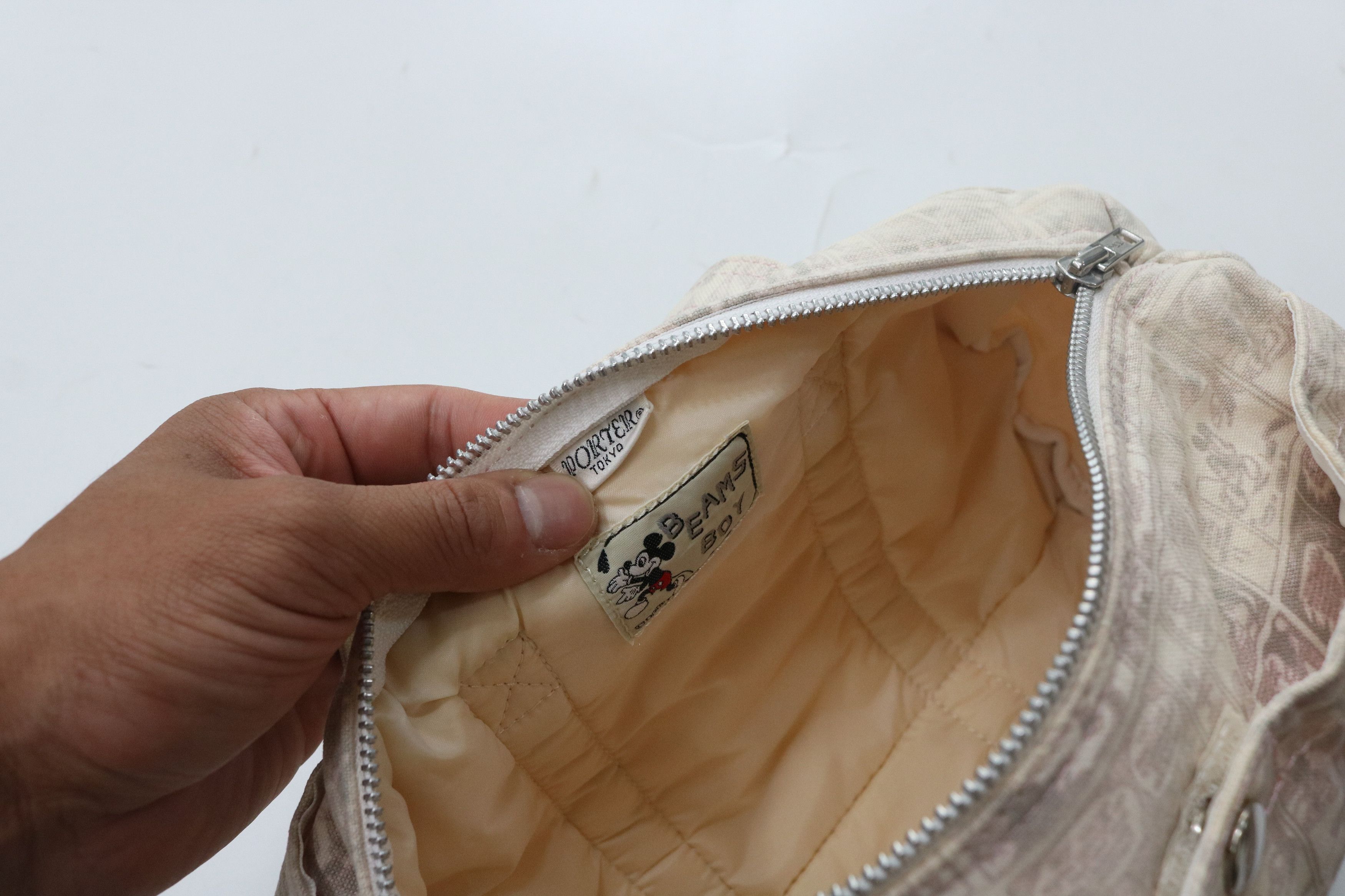 Porter PORTER × Disney × BEAMS Mickey Mouse Pattern Boston Bag Size ONE SIZE - 9 Thumbnail