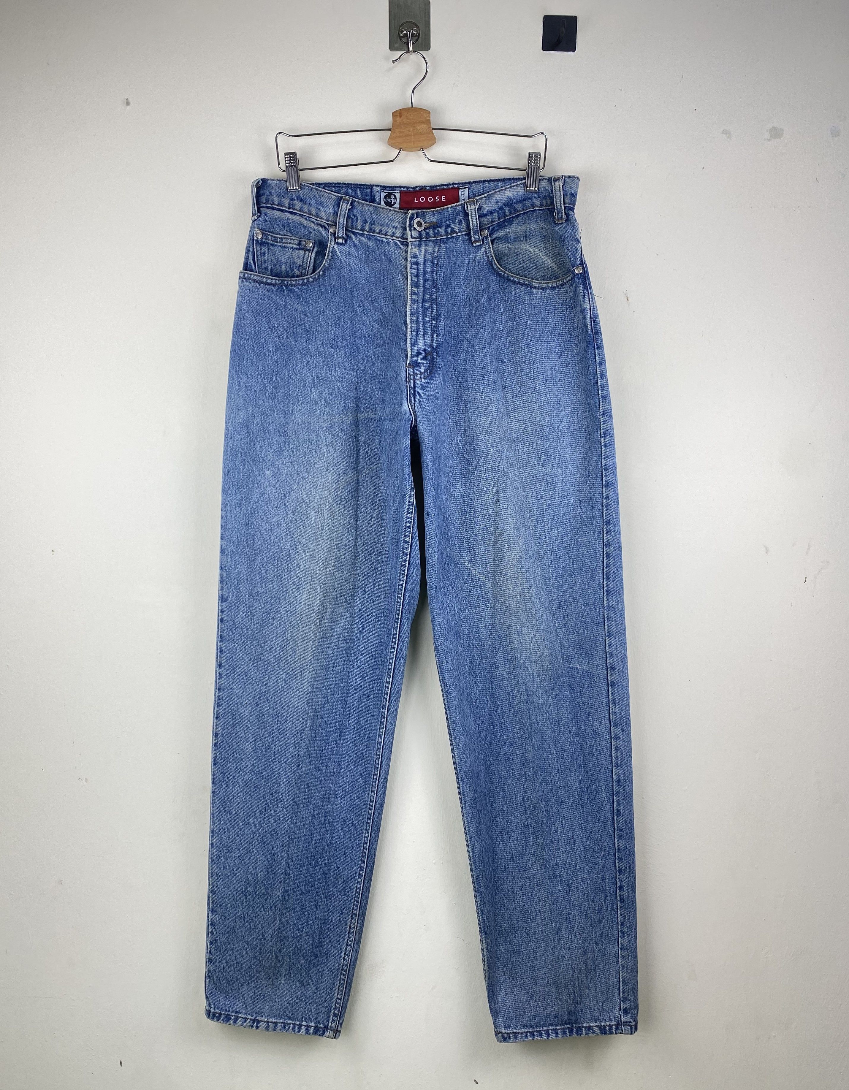 Levi's Vintage Levis Baggy Loose Silvertab faded jean W33X33.5 Size US 33 - 1 Thumbnail