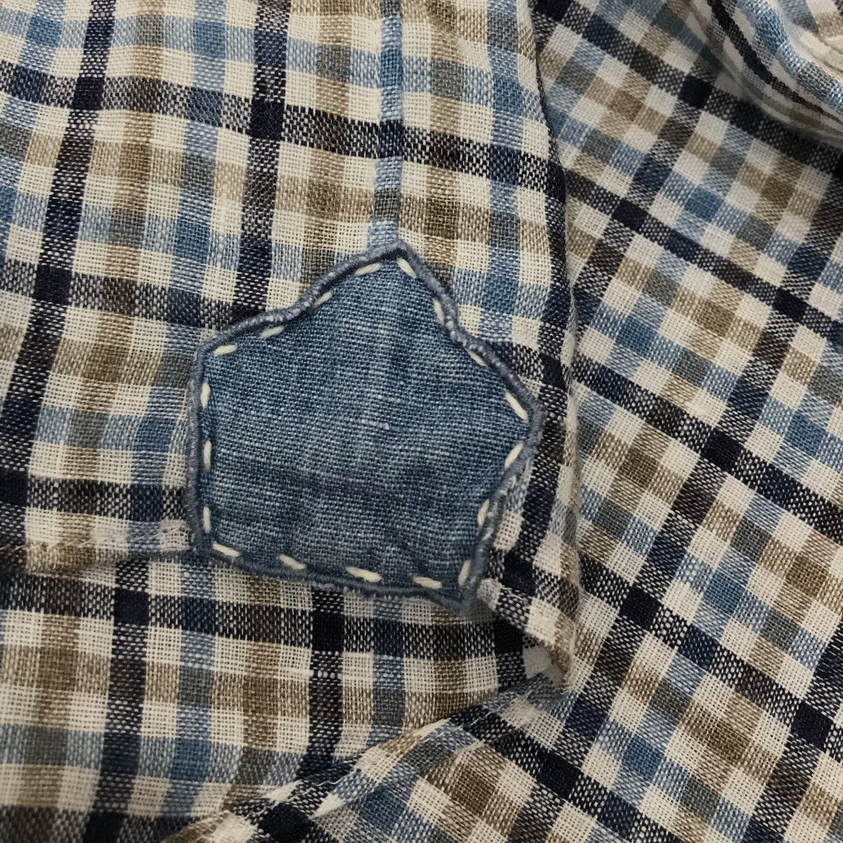 Visvim Linen check short sleeve shirt 0113305011006 Size US M / EU 48-50 / 2 - 6 Thumbnail