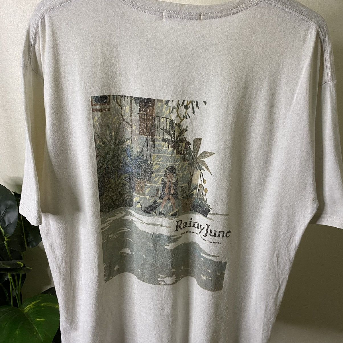 Japanese Brand Rainy June Illustration Artwork By Josee Shimazaki Tee Size US L / EU 52-54 / 3 - 2 Thumbnail