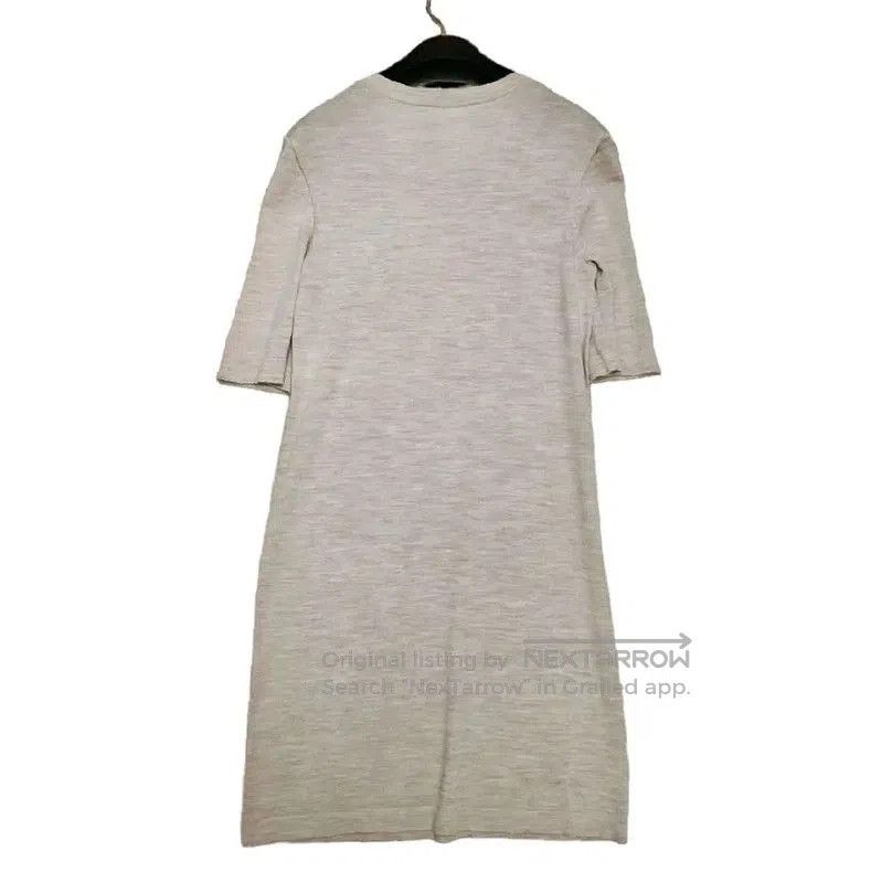 Chanel Chanel Wool Logo Dress in Beige . Size M / US 6-8 / IT 42-44 - 2 Thumbnail