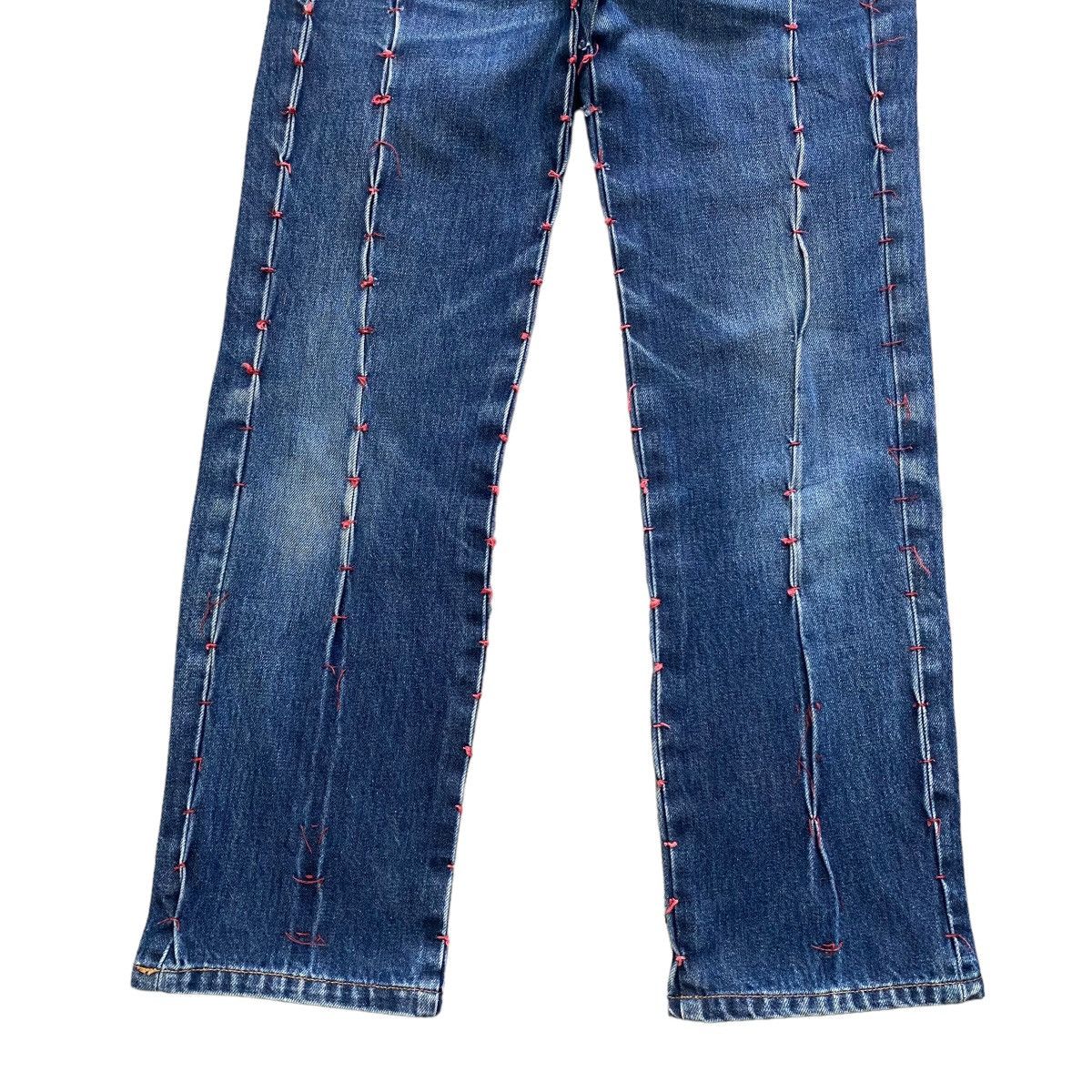 Marithe + Francois Girbaud Marithe Francois Girbaud Denim Bondage Jeans Size 28" / US 6 / IT 42 - 7 Thumbnail