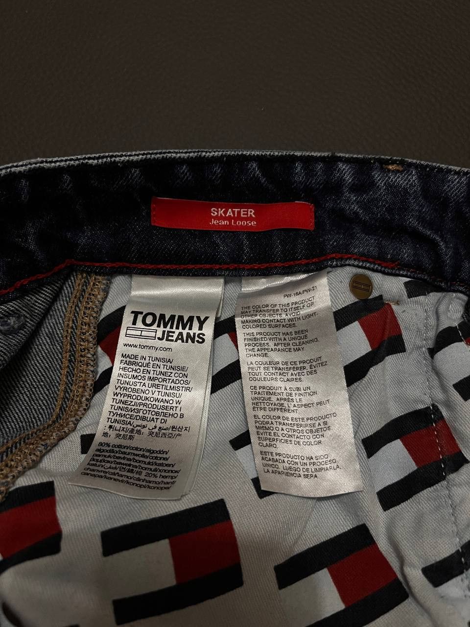 Tommy Hilfiger × Vintage Tommy Hilfiger Vintage Jeans Mens 30 x 34 Baggy Skater Y2K Size US 32 / EU 48 - 5 Thumbnail