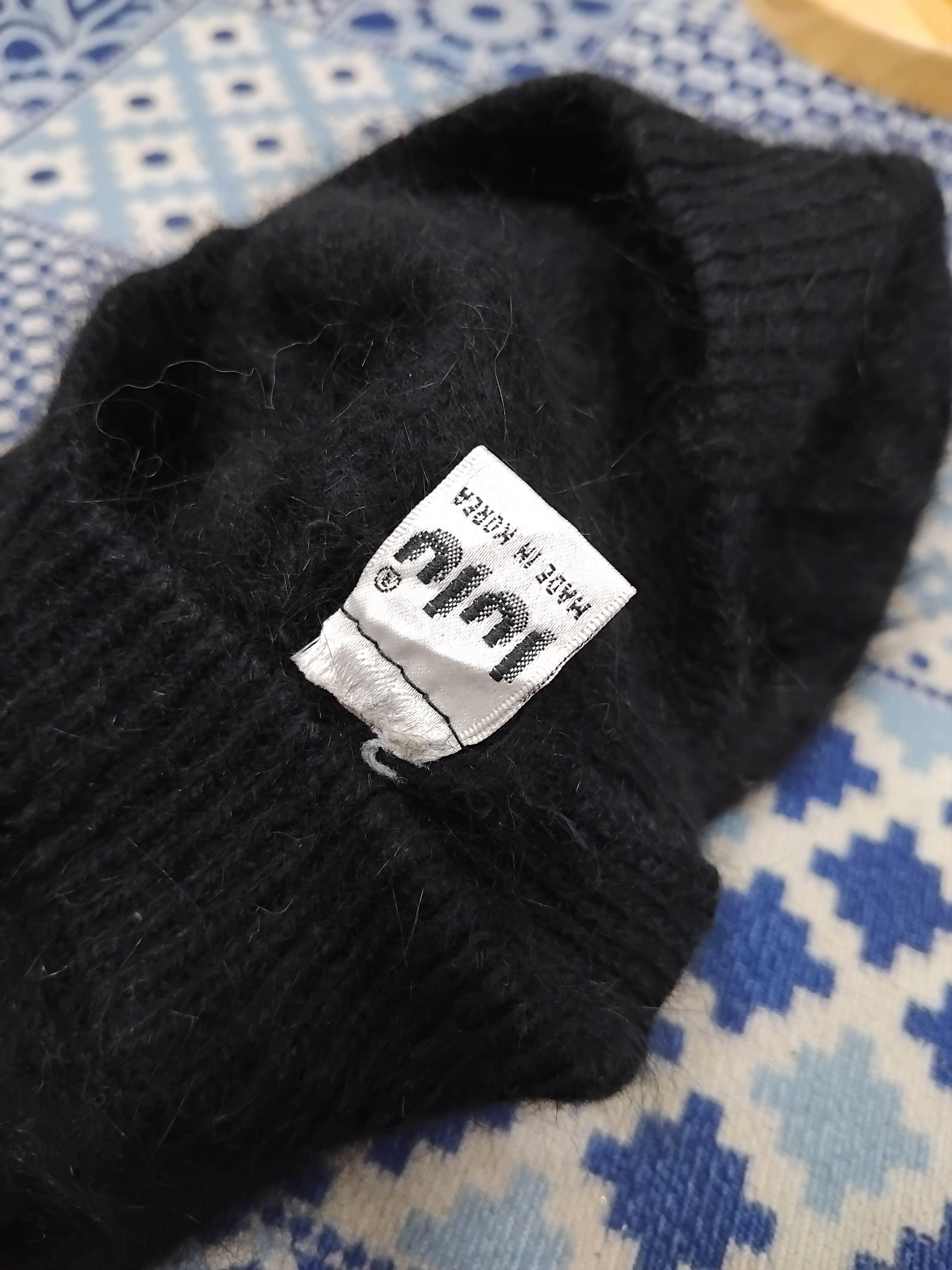 Japanese Brand 💥Lulu black colour fur hat Size ONE SIZE - 3 Thumbnail
