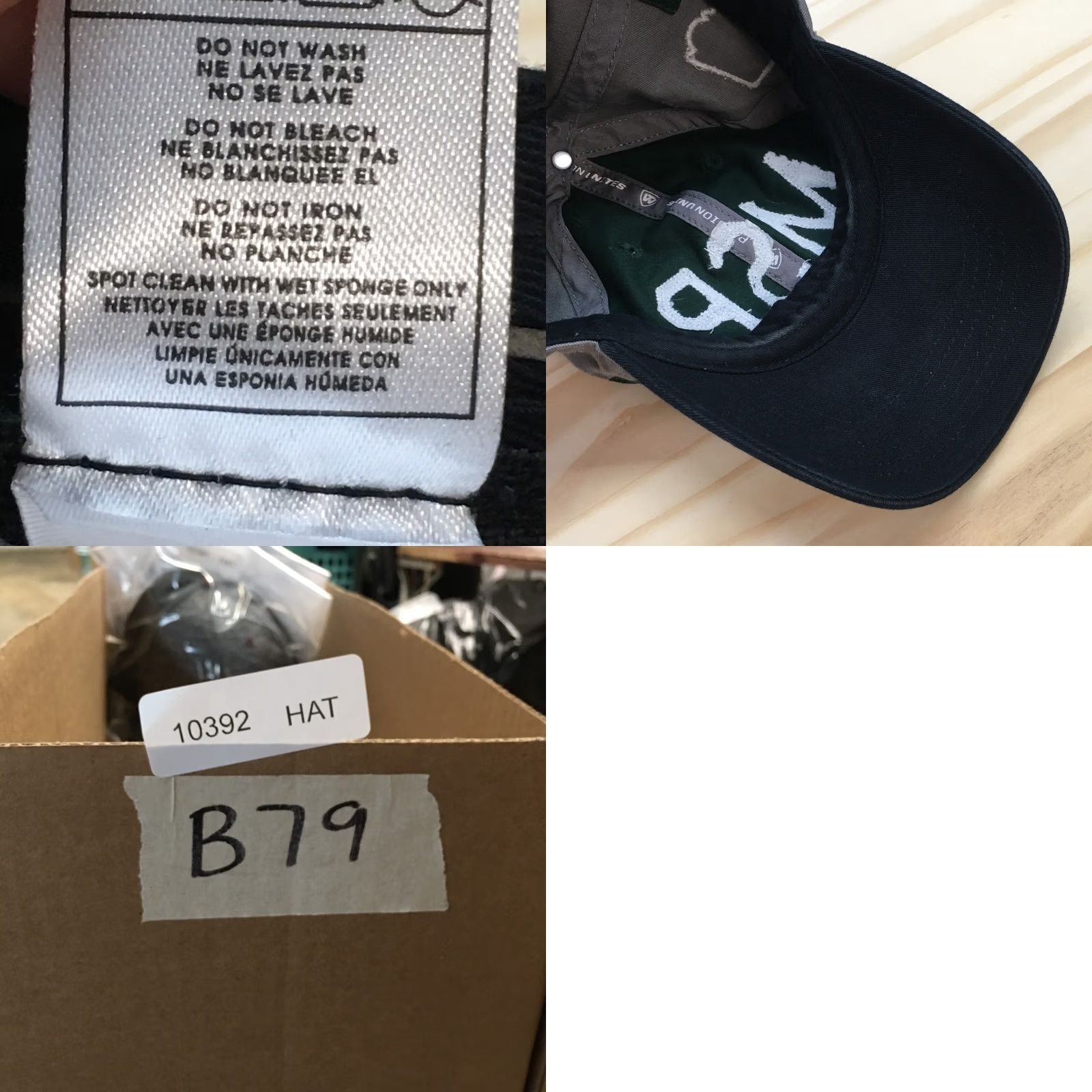 NCAA NCAA Baseball Cap Mens Gray Green MSP 2019 Final Four Minneapolis OS Adjustable Size ONE SIZE - 9 Thumbnail
