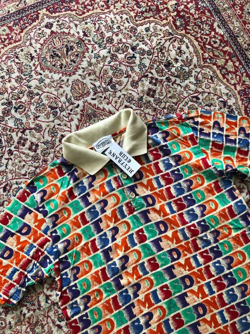 Missoni Vintage Missoni Full Print Polo Shirt Size US S / EU 44-46 / 1 - 5 Thumbnail