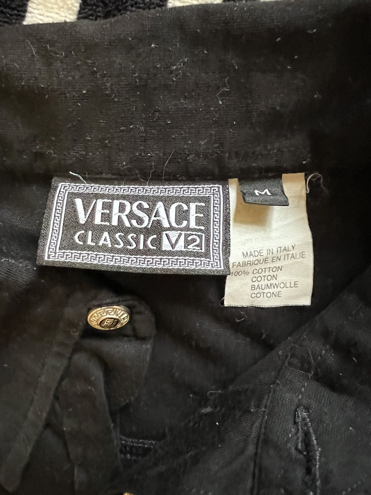 Versace × Versace Jeans Couture Versace Polo long sleeve t-shirt buttons classic v2 shirt Size US M / EU 48-50 / 2 - 8 Thumbnail