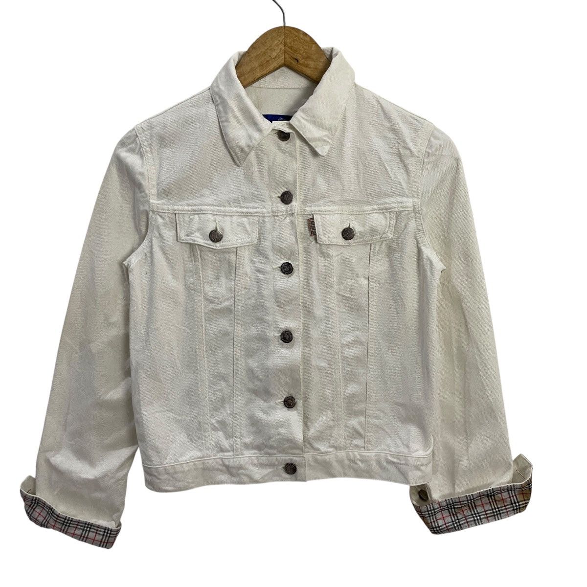 Burberry Vintage 90s Burberry’s Blue Label Denim Jacket Size M / US 6-8 / IT 42-44 - 2 Thumbnail