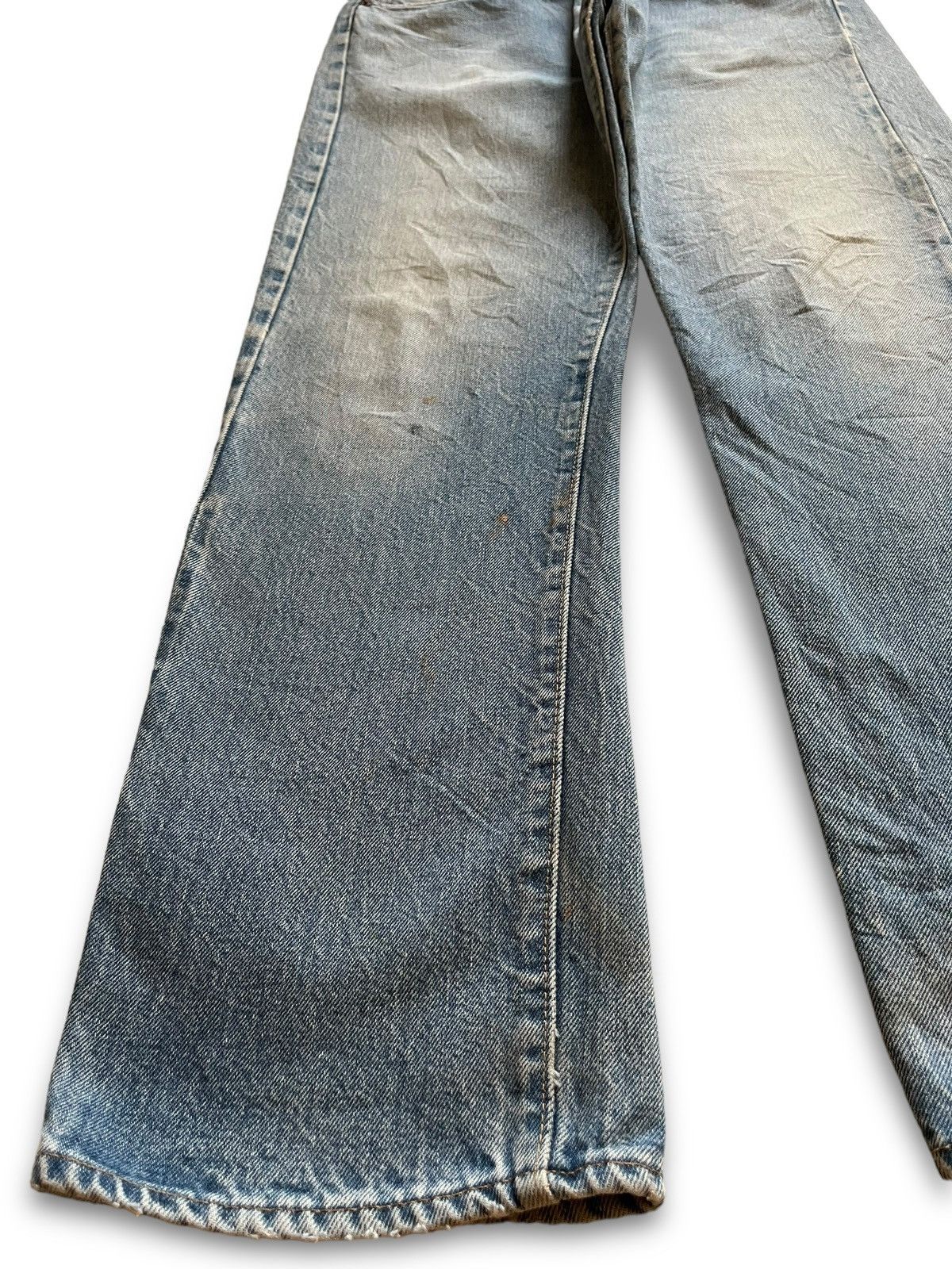 Levi's Vintage 70s Levis 501 Selvedge Bartacks Loose Jeans Button 6 Size US 31 - 9 Thumbnail