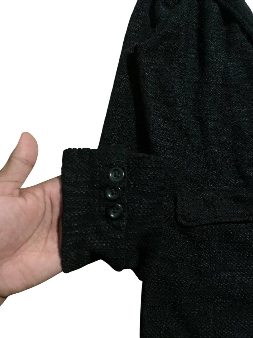 In The Attic In The Attic Black Knit Cardigan with Gray Hoodie Insert Size US L / EU 52-54 / 3 - 6 Thumbnail