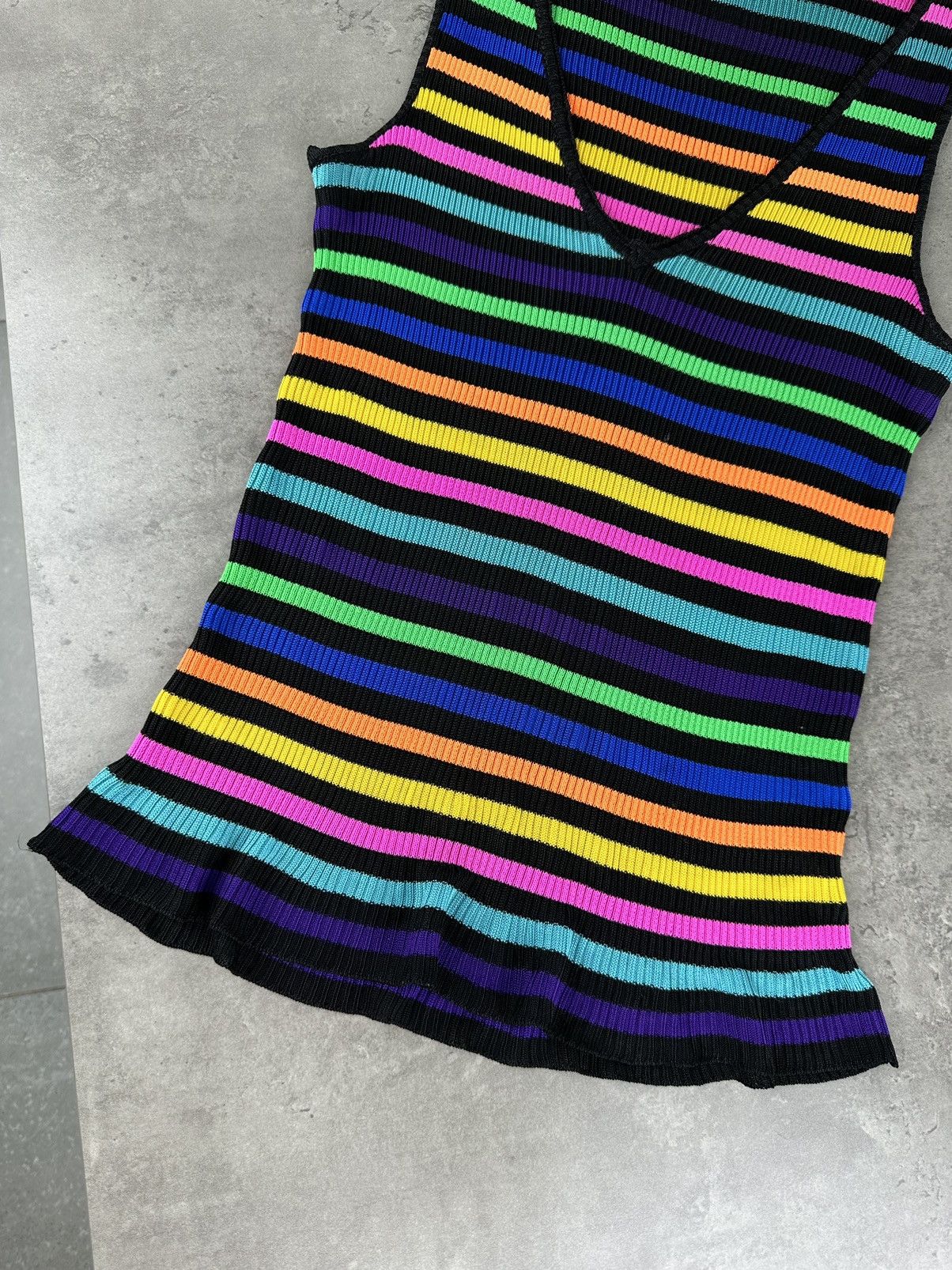 Japanese Brand JC de Castelbajac Multicolor Tank Top Size M / US 6-8 / IT 42-44 - 5 Thumbnail