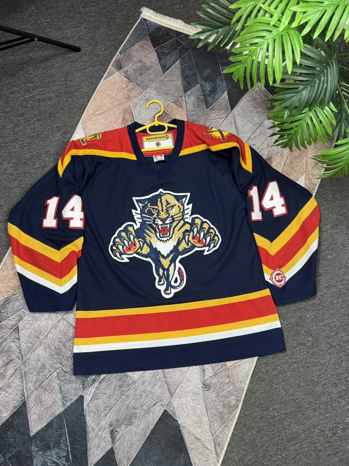 Koho KONO Florida Panthers Broken Stick #14 Hockey T-shirt Size US M / EU 48-50 / 2 - 24 Thumbnail