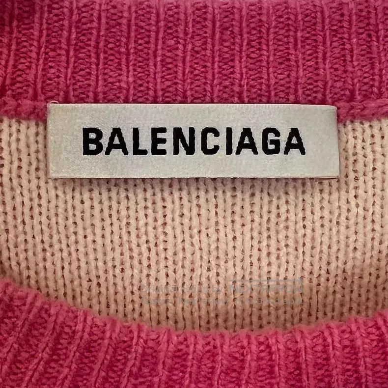 Balenciaga Balenciaga Logo Printed Round Neck Sweater Size M / US 6-8 / IT 42-44 - 4 Thumbnail