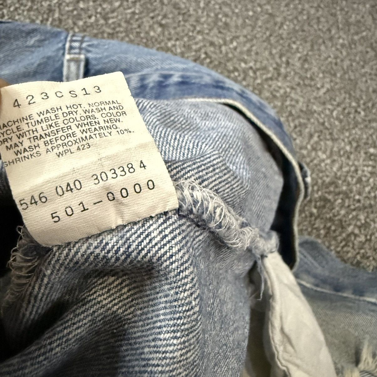 Levi's Vintage Clothing Vintage Levis 501 Acid Washed Faded Aging Denim Made in Usa Size US 33 - 17 Thumbnail