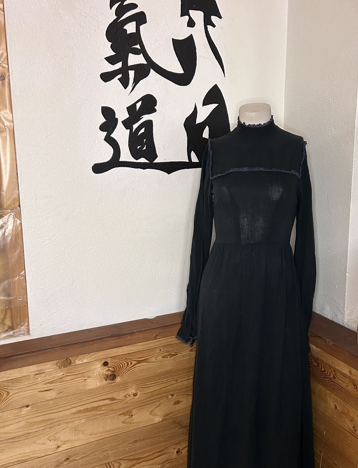 Other Gothic Maiden Antique Gown Dark Grey Size S / US 4 / IT 40 - 4 Thumbnail