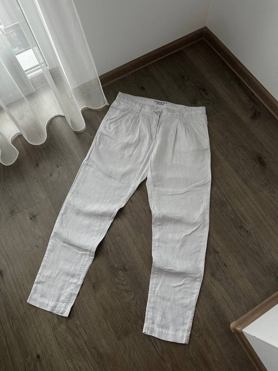 Rundholz × Vintage Vintage Rundholz Black Label Linen White Pants Size US 34 / EU 50 - 4 Thumbnail
