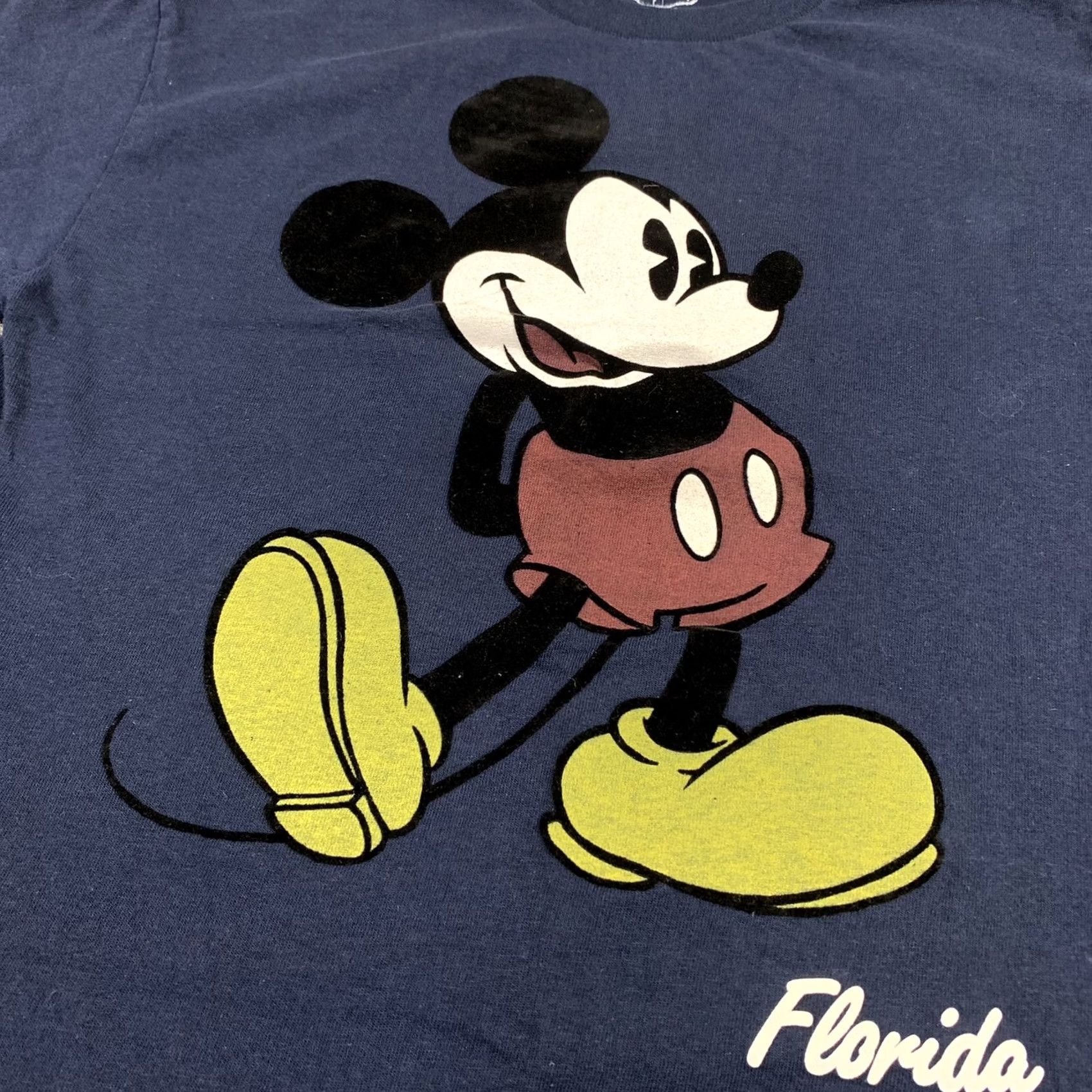 Disney Disney T-Shirt Mickey Mouse Graphic Florida Disney World Velvet Fabric Small Navy Blue Florida Disney World Velvet Graphic Tee Mens Shirt Size US S / EU 44-46 / 1 - 8 Thumbnail
