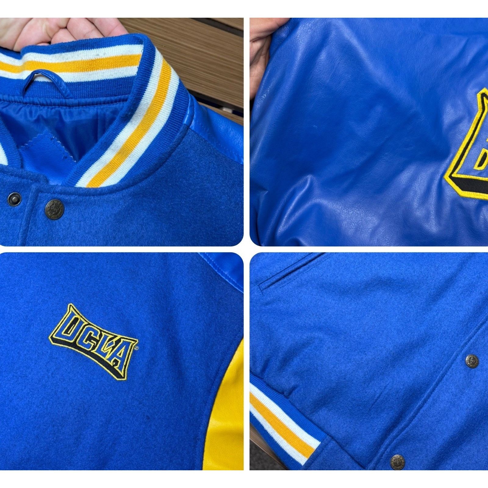Steve And Barrys Vintage Steve & Barry’s UCLA Bruins Varsity Jacket XL Bomber Size US XL / EU 56 / 4 - 11 Thumbnail