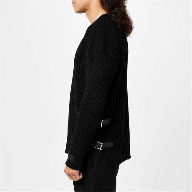 Versace o1g2r1mq0824 Buckles Knit Jumper in Black Size US XL / EU 56 / 4 - 5 Thumbnail