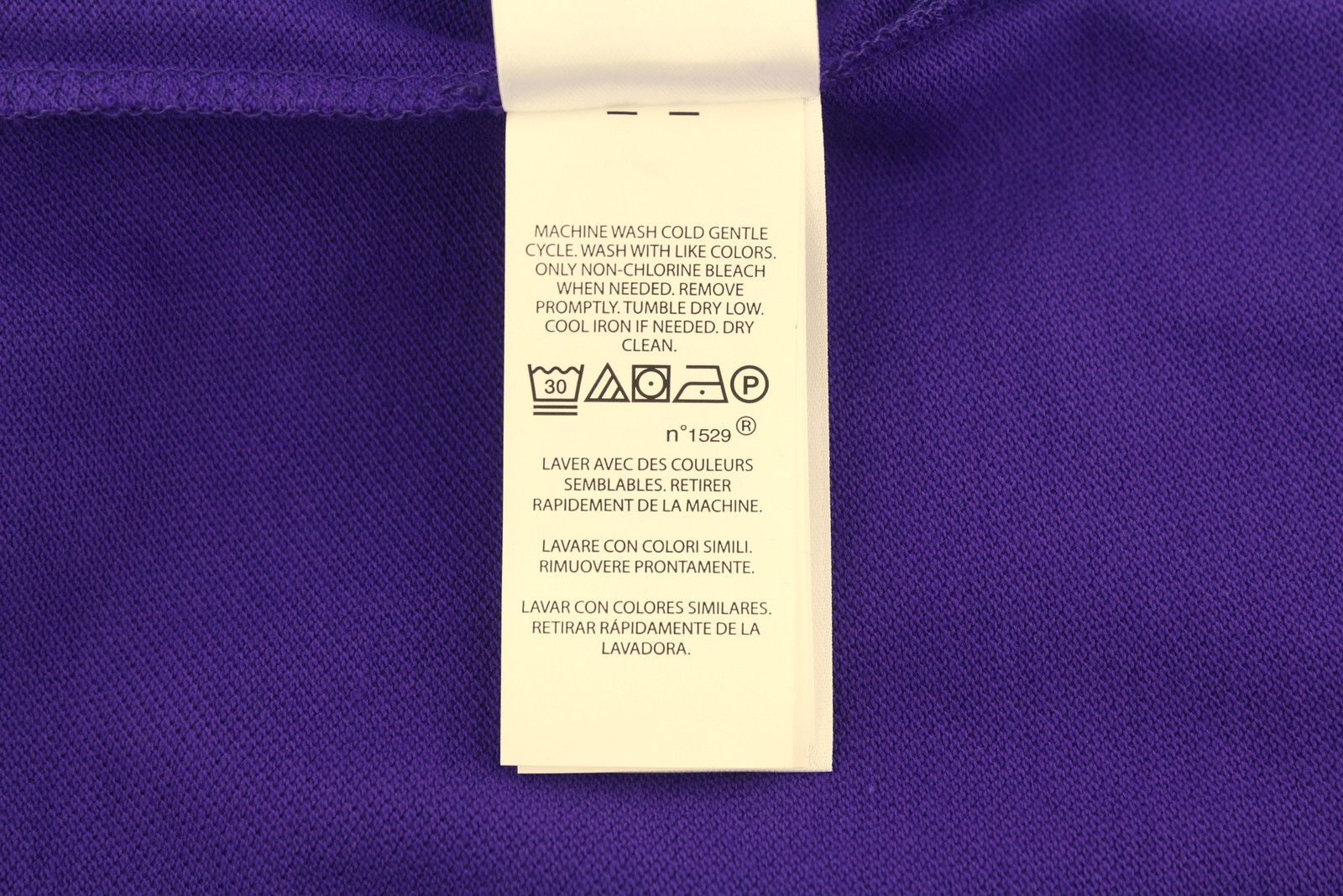 Ralph Lauren SLIM FIT M Purple Cotton Embroidered Logo 87878 Size US M / EU 48-50 / 2 - 10 Thumbnail