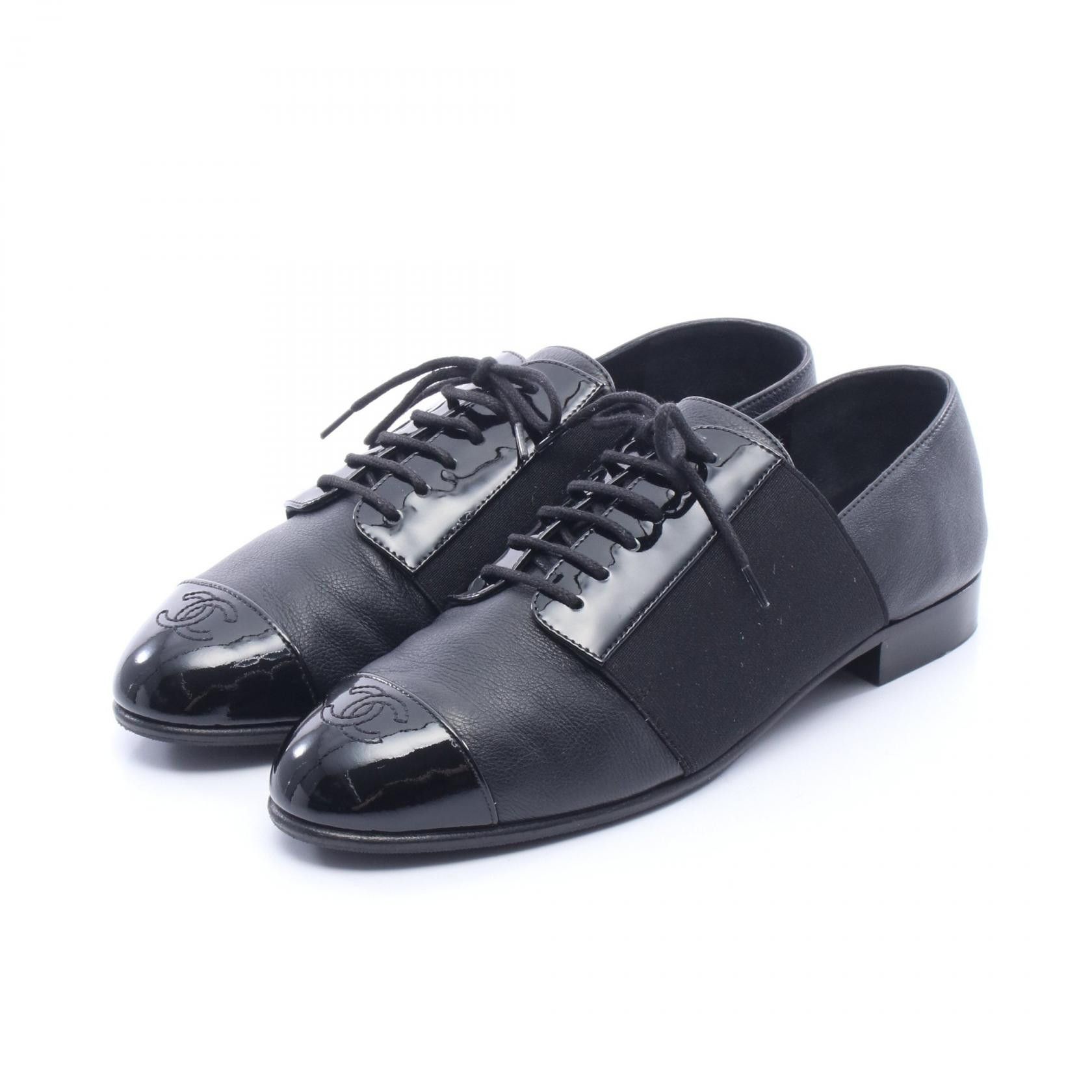 Chanel Chanel Chanel Coco Mark Patent Loafers Leather Shoes DUTY FREE for USA Size ONE SIZE - 1 Thumbnail