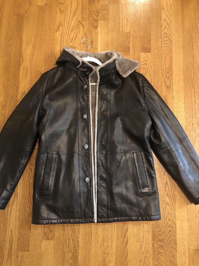 Robert Graham RARE - Robert Graham Genuine Leather Fur Lined Jacket Size US M / EU 48-50 / 2 - 2 Thumbnail