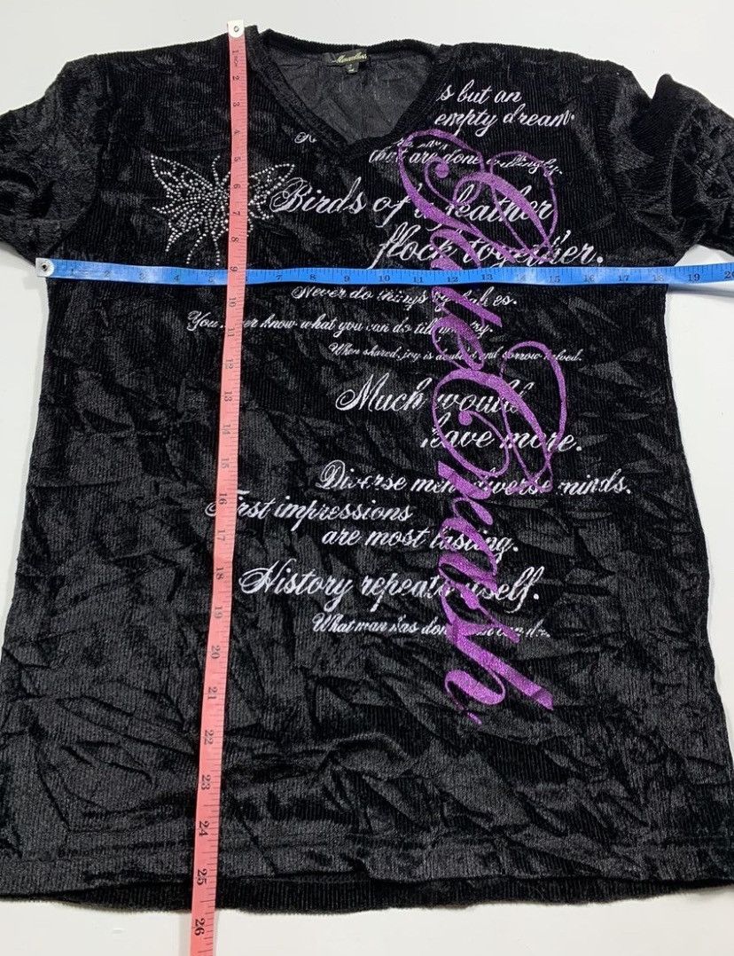 14th Addiction Sick poem gothic punk style long slevee Size US M / EU 48-50 / 2 - 7 Thumbnail
