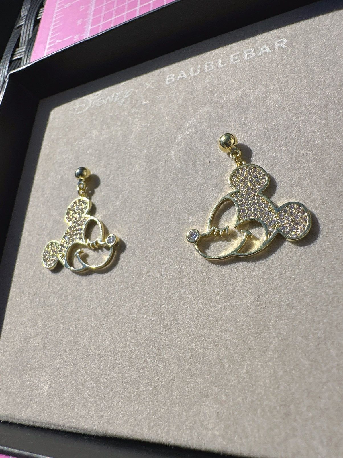 Disney Disney X BAUBLEBAR silver / gold tone diamonds paved Mickey Size ONE SIZE - 3 Thumbnail