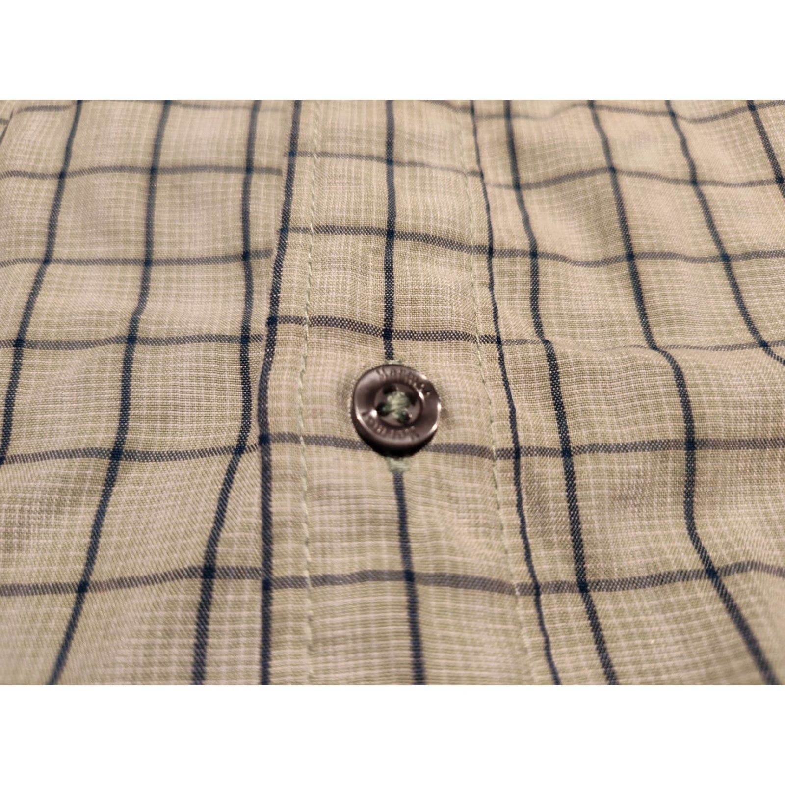 Marmot Marmot Eldridge Short Sleeve Button-Up Shirt 2XL Green Check Casual, Workwear, Travel Men's Regular UPF 20 Rayon Polyester Modal Size US XXL / EU 58 / 5 - 2 Thumbnail