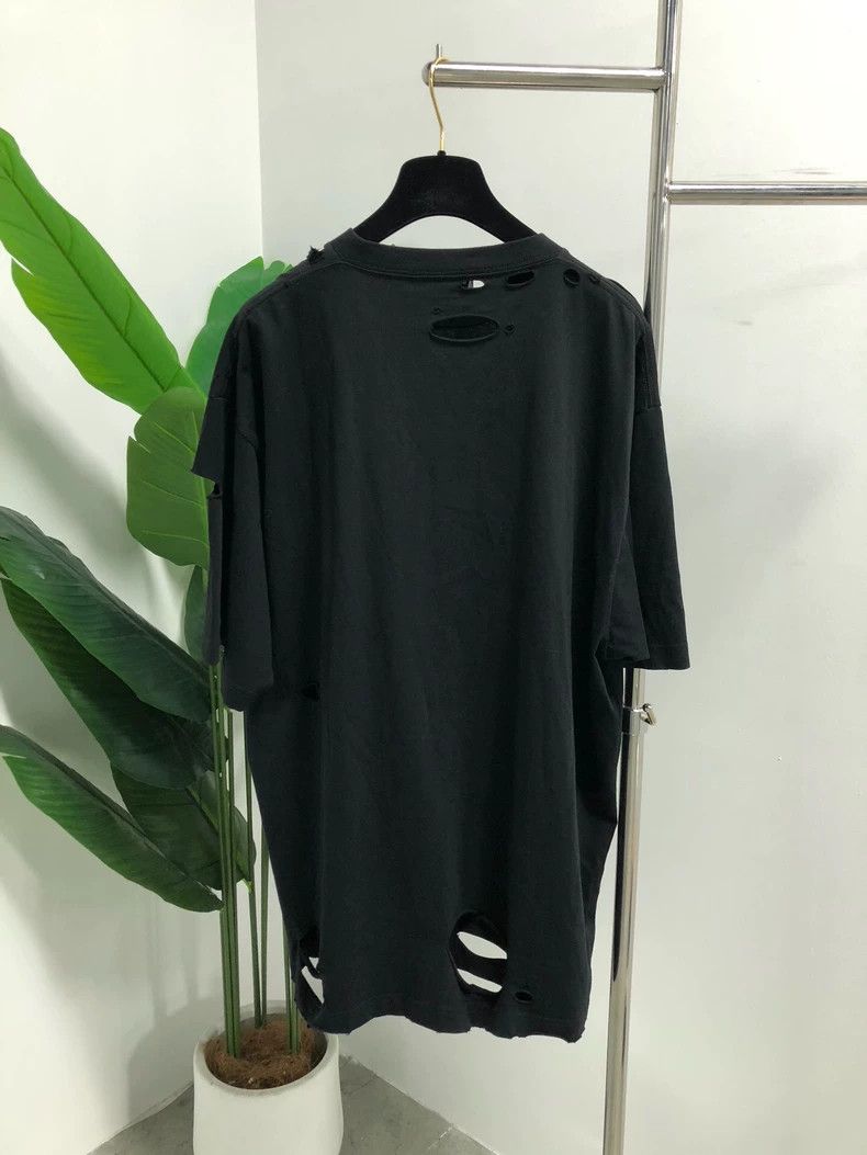 Balenciaga Balenciaga Destroy Style Short Sleeve T-Shirt Black XS Size US XS / EU 42 / 0 - 2 Thumbnail