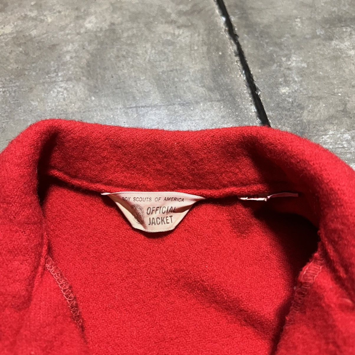 Vintage Vintage 70s Boy Scouts Red Wool Shirt Jacket Mackinaw USA Size US S / EU 44-46 / 1 - 6 Thumbnail