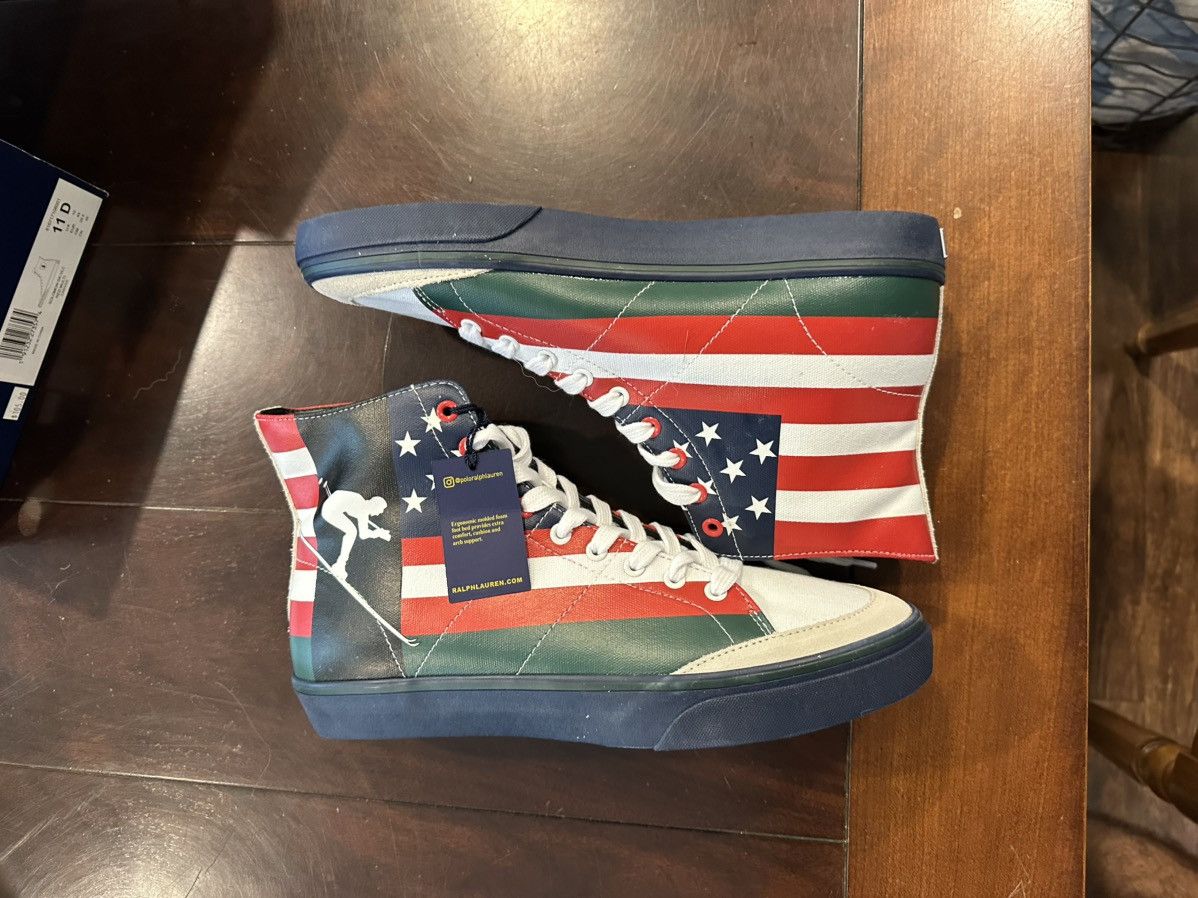 Polo Ralph Lauren Polo ralph lauren suicide ski sneakers stadium 1992 hi tech Size US 11 / EU 44 - 3 Thumbnail
