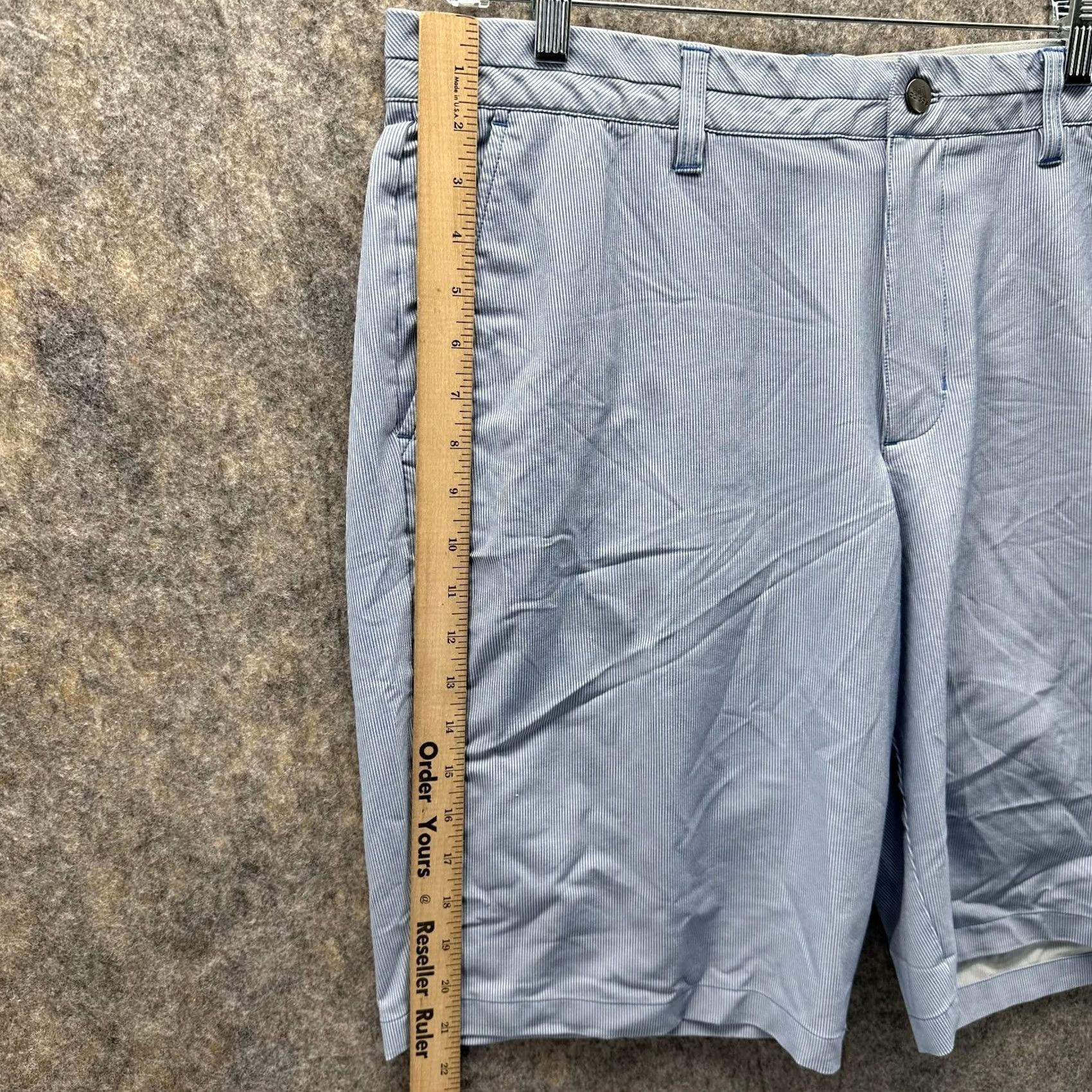 Adidas Adidas Shorts Men 36 Blue Outdoors Pocket 365 Athletic Golf Chino Trefoil Soft Size US 36 / EU 52 - 6 Thumbnail