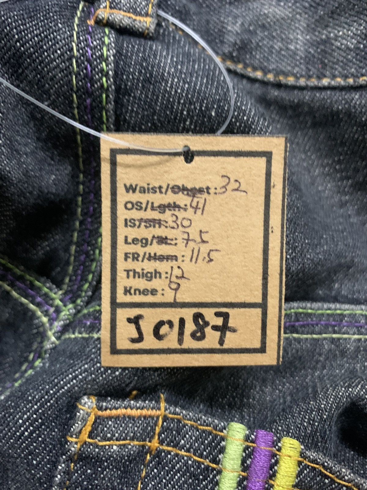 Japanese Brand Japanese Brand Octopus Army Black Loose Fit Jeans Size US 32 / EU 48 - 15 Thumbnail