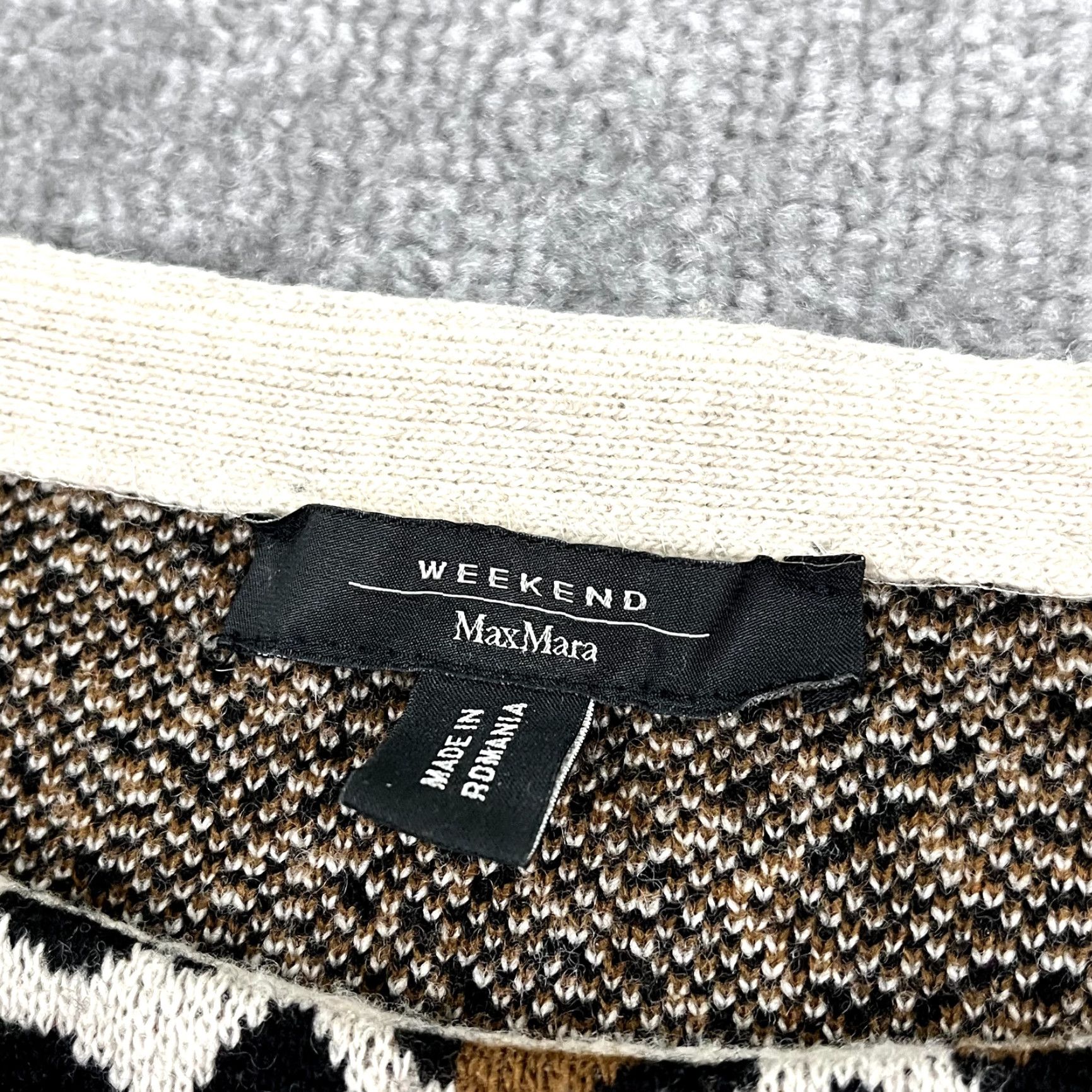 Vintage VINTAGE Weekend Max Mara Sweater Wool Animal Print Crew Neck Pullover Womens XL Size XL / US 12-14 / IT 48-50 - 2 Thumbnail