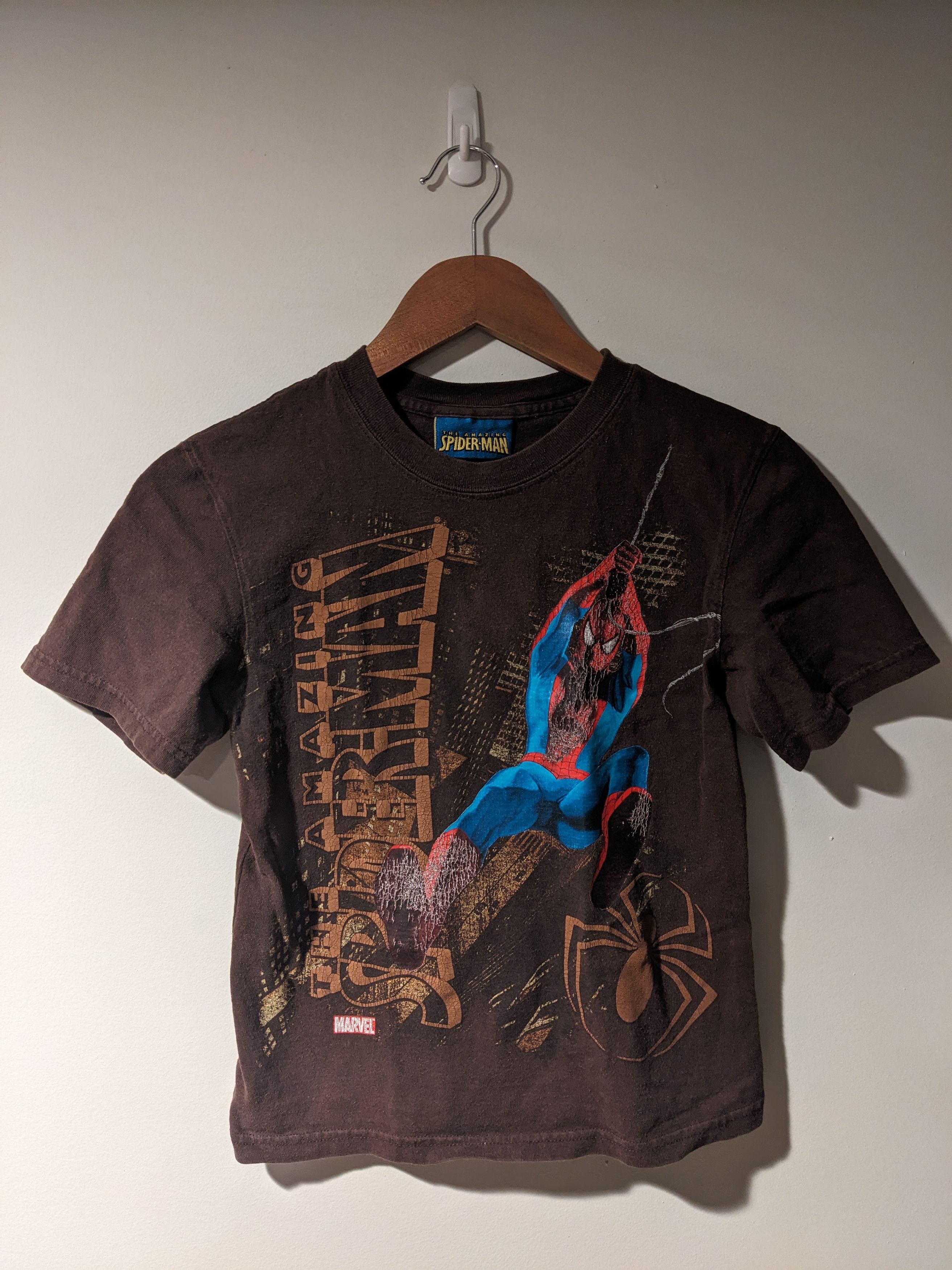 Marvel Comics × Vintage Vintage y2k Spider-Man Marvel Comics Youth Small T-shirt Size US S / EU 44-46 / 1 - 1 Thumbnail