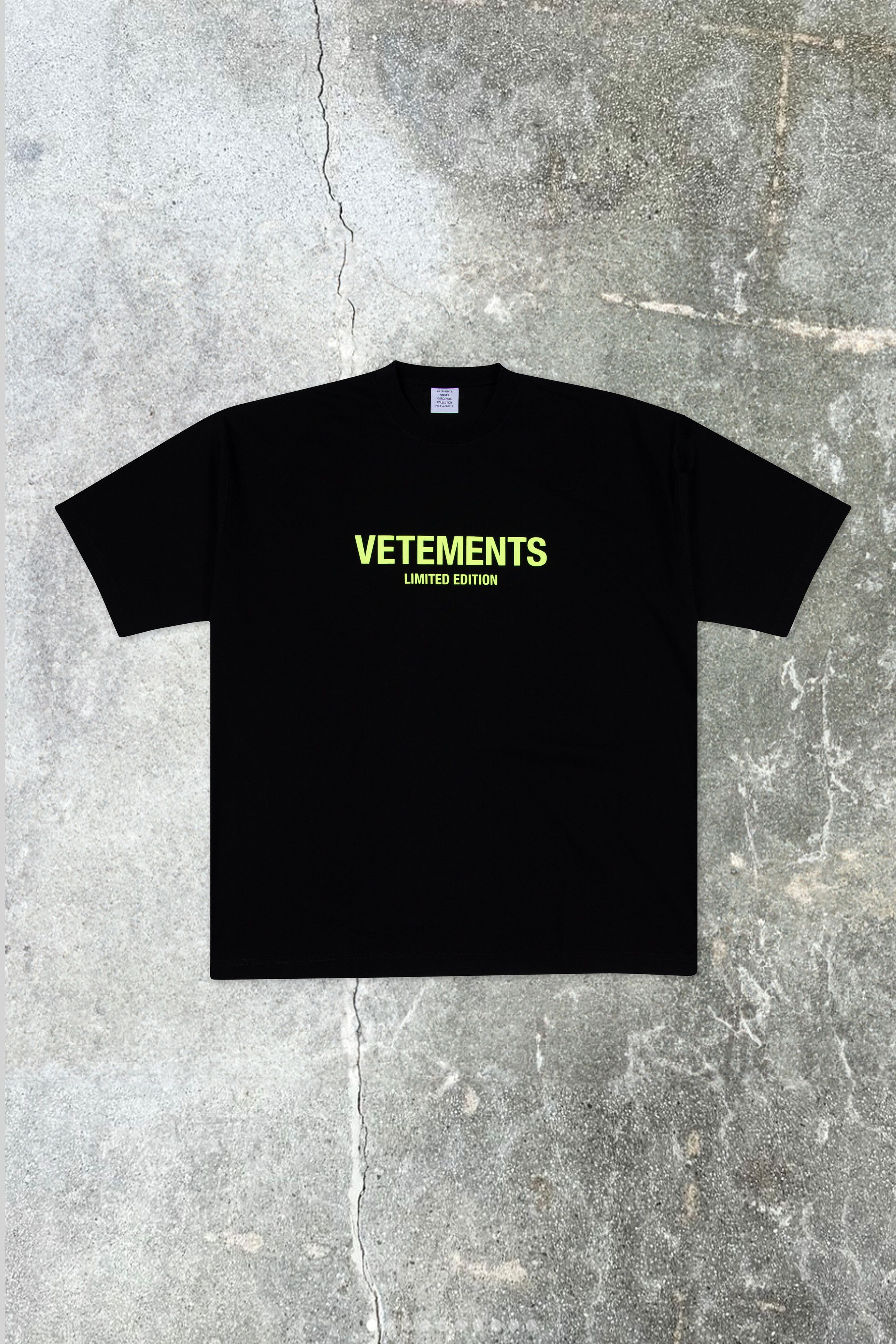 Vetements Black 'Limited Edition' T-Shirt | Grailed