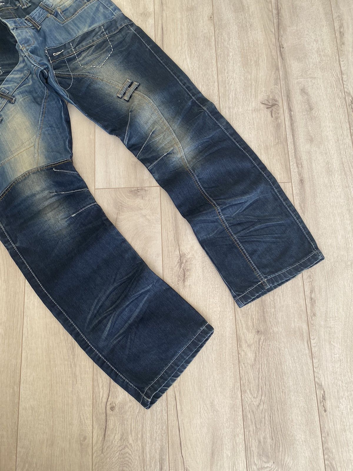 Japanese Brand Vintage Japrag Japanese Avant Garde Jeans Denim Rare Faded Size US 36 / EU 52 - 14 Thumbnail