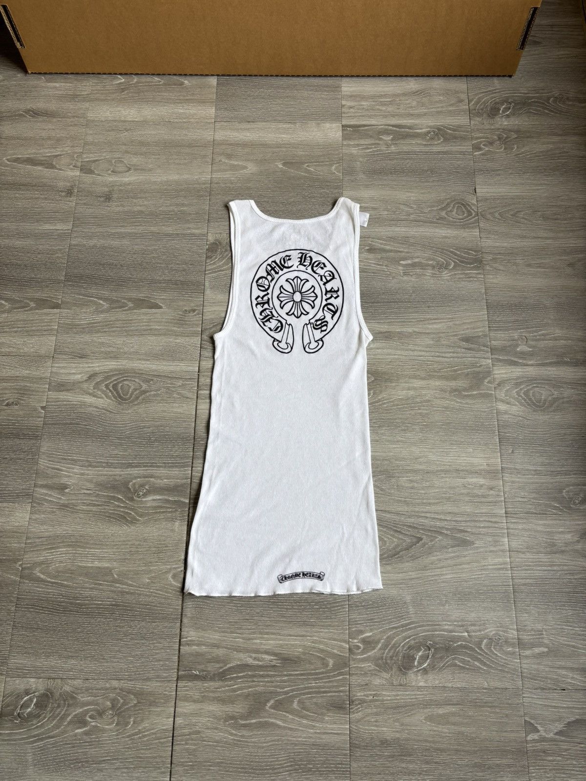 Chrome Hearts Chrome Hearts White Horseshoe Tank Top Size US XL / EU 56 / 4 - 1 Thumbnail