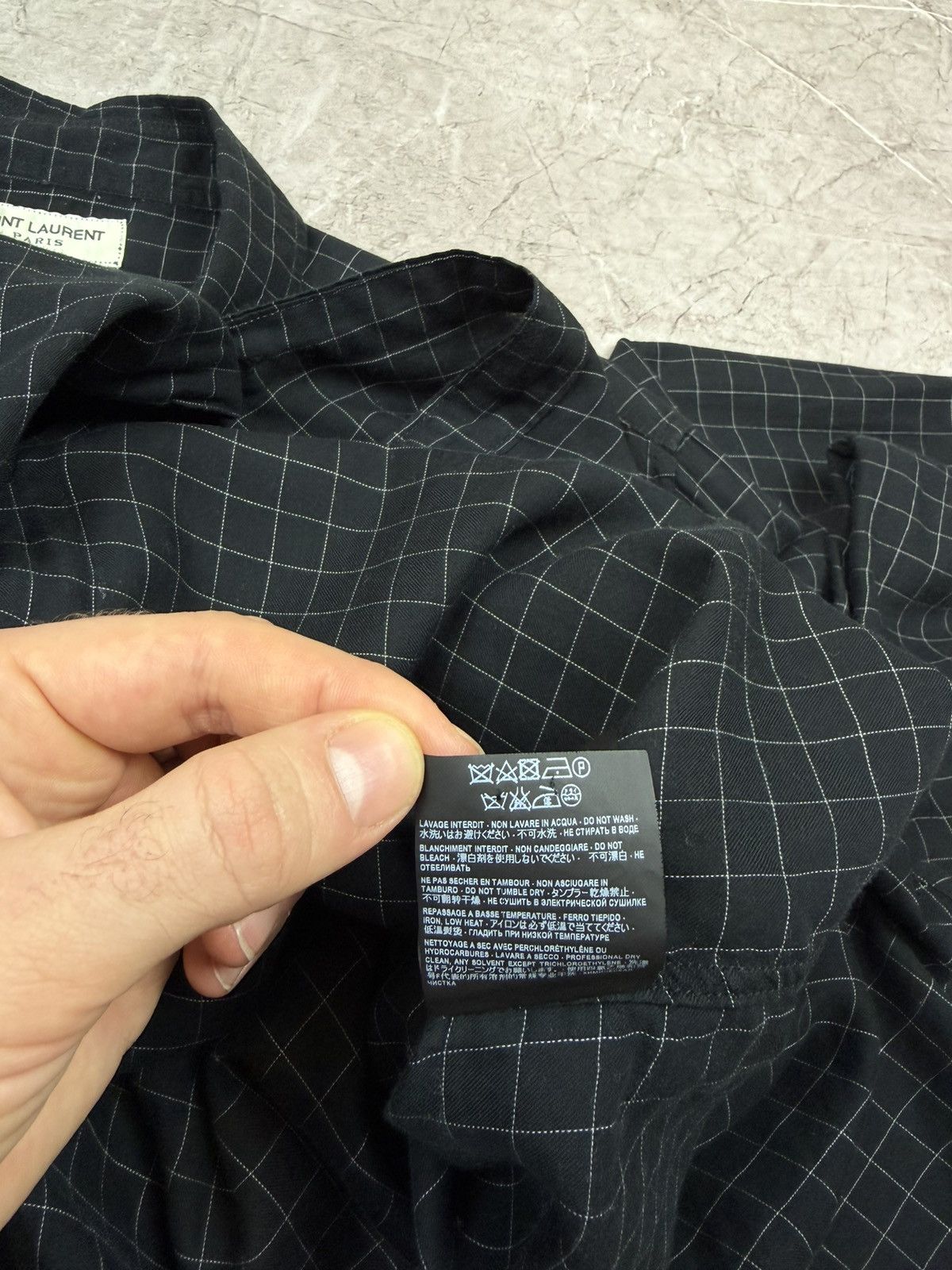 Saint Laurent Paris Saint Laurent Paris Button Up Shirt Made in Japan Size US L / EU 52-54 / 3 - 7 Thumbnail