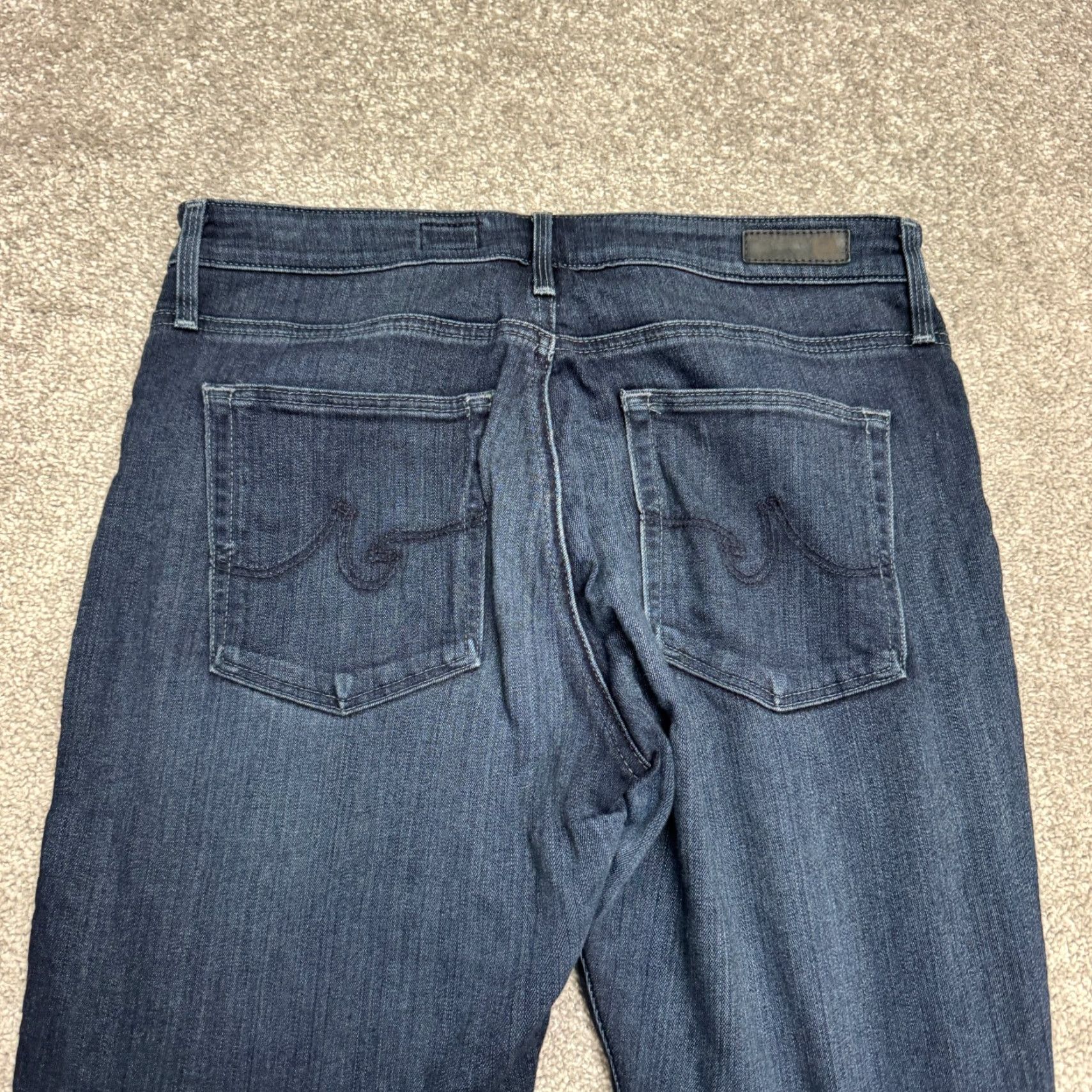 Vintage AG Adriano Goldschmied Farrah High Rise Skinny Denim Jeans Women 30R Blue Casual Size 30" / US 8 / IT 44 - 5 Thumbnail