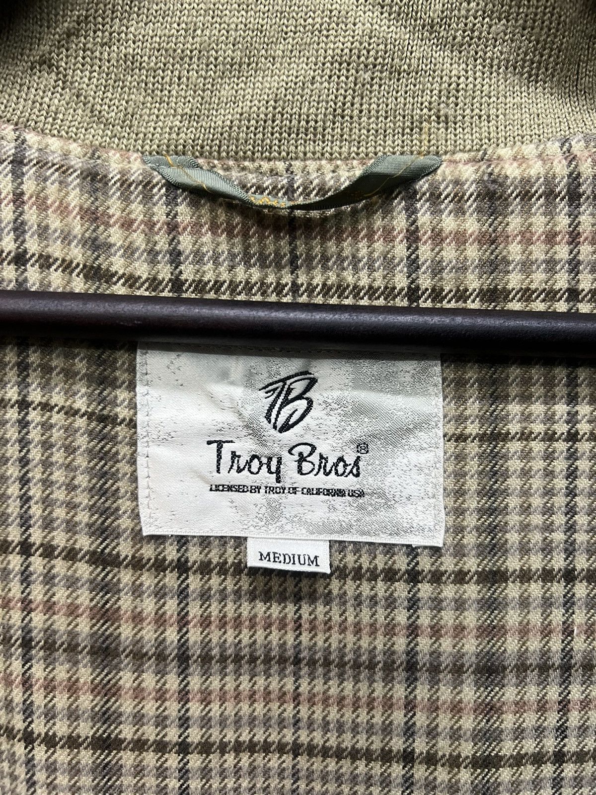 Vintage Vintage Troy Bros Wool Harrington Style Jacket Size US M / EU 48-50 / 2 - 6 Thumbnail
