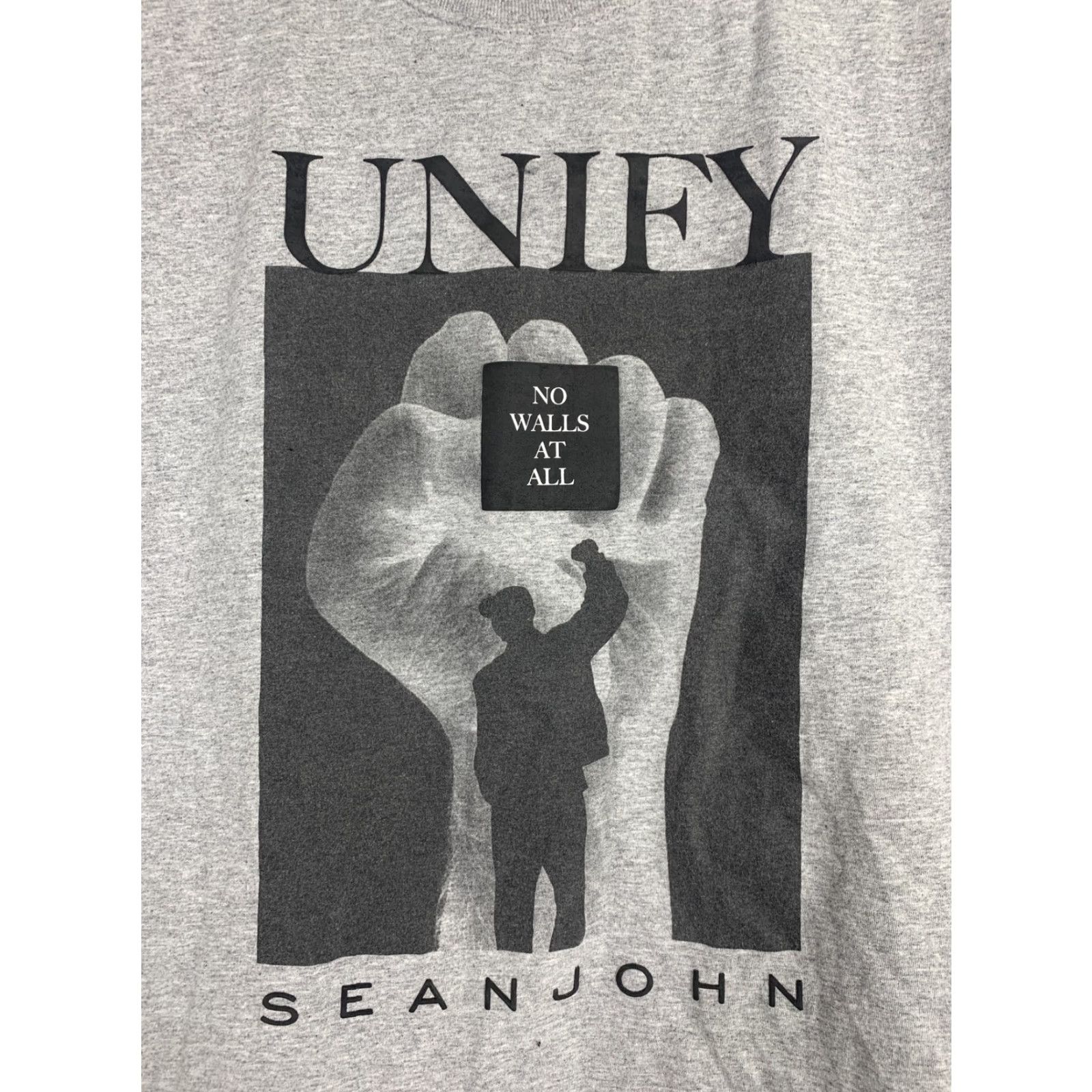 Sean John **UNIFY "No Walls At All" Mens Gray T-Shirt XL** User: **UNIFY "No Walls At All" Gray Mens T-Shirt XL** Size US XL / EU 56 / 4 - 2 Thumbnail