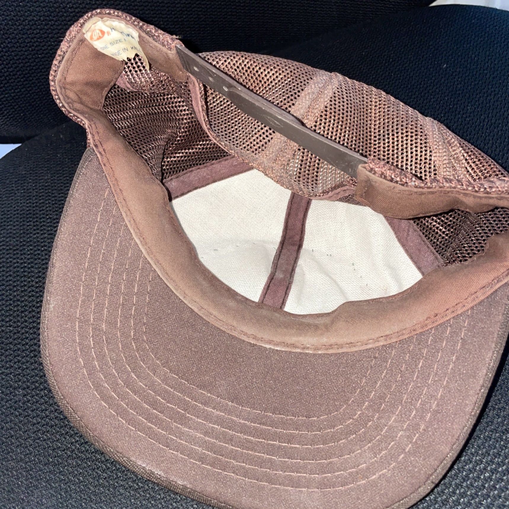 Vintage VINTAGE Northwest Land Management Brown Trucker Hat Men's Adjustable Brown Trucker Hat Size ONE SIZE - 2 Thumbnail